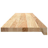 Stair Treads 8 pcs Untreated 110x25x2 cm Solid Wood Oak 3282909