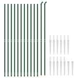 Wire Mesh Fence with Spike Anchors Green 1.6x25 m 154108