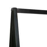 Clothes Rack Black 60 x 45 x 180 cm Solid Acacia Wood 374114