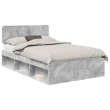 Bed Frame with Headboard Concerte 120 x 190 cm Solid Pine Wood 3412108