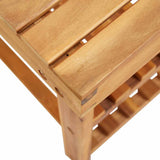 45930 Shoe Rack 70x32x46 cm Solid Acacia Wood