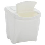 Stackable Garbage Bin Boxes 4 pcs White 100 L Polypropylene 152201