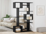 Book Cabinet Black Oak 92 x 29 x 188 cm Engineered Wood 3388359