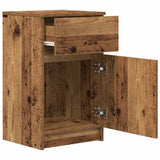 Bedside Cabinet Old Wood 39x35x65 cm Engineered Wood 861333