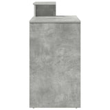 Desk Concrete Grey 120.5 x 44 x 88.5 cm Engineered Wood 869477