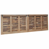 Bed Headboard Natural Solid Teak Wood 42024551
