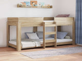 Bunk Bed for Kids Sonoma Oak 75 x 190 cm Engineered Wood 3410541