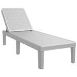 ZNTS Sun Lounger Grey 159x57x83.5 cm Polypropylene 4008101