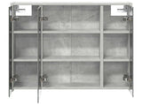 Bathroom Mirror Cabinet Concrete Grey 63.5 x 16 x 62.5 cm 889154