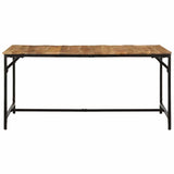 Dining Table 160x80x75 cm Solid Wood Rough Mango 373605