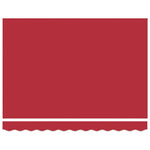Retractable Awning Manual Red 350 x 250 cm Fabric 3330434