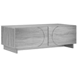 Coffee Table Grey Sonoma 102 x 50.5 x 35 cm Engineered Wood 8011456