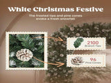 8.2 ft Snow Frosted Christmas Tree Arch, Christmas Arch Doorway Decor with 2100 Tips and 96 T3398P555103