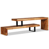 TV Stand Solid Acacia Wood 244583