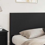 Bed Frame with Storage and Headboard Black 200 x 200 cm 3413996