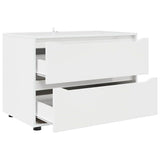 Storage Cabinet White 80 x 48 x 57 cm Engineered Wood 888817