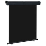Balcony Side Awning 145x250 cm Black 48424