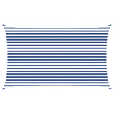 Sun Shade Sail Blue and White 5 x 3 m 100% Polyester Oxford 42031099