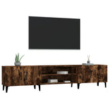 TV Cabinet Smoked Oak 180x31.5x40 cm Engineered Wood 816269