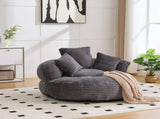 GOMYWAY Bean Bag Chairs for Adults/Kids,Large Bean Bag Chair with 3 Pillows & Armrest, Soft Corduroy W2678P489500