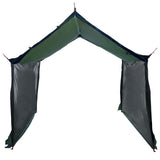 Camping Tarp with Mesh Walls Army Green 340 x 260 x 220 cm 42028566