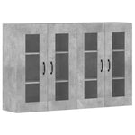 Wall Mounted Cabinets 2 pcs Concrete Grey Engineered Wood 3197908