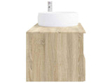 Bathroom Furniture Set 2 pcs Sonoma Oak Engineered Wood 3404096