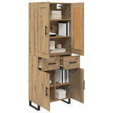 Highboard 2 pcs Artisan Oak 69.5 x 34 x 180 cm 3415884