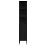 Bathroom Furniture Set 3 pcs Black oak 33 x 33 x 185.5 cm 3334397