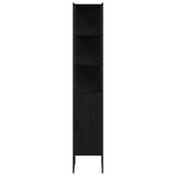 Bathroom Cabinet Black oak 33 x 33 x 185.5 cm Engineered Wood 862240