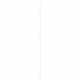 Sliding Door ORKDAL White 93 x 232 cm Solid Pine Wood and Glass 3332068