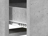 TV Cabinet 100 x 33 x 47 cm Concrete Grey Engineered Wood 8011158