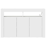 Sideboard White 116 x 30 x 75 cm Engineered Wood 3333876