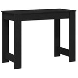 ZNTS Desk Black 100x45x75 cm Engineered Wood 860428