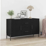 Sideboard Black Oak 100 x 36 x 60 cm Engineered Wood 862958