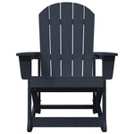 Adirondack Rocking Chairs 2 pcs Navy blue HDPE 3335835