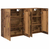 Wall-mounted Cabinet 2 pcs Old Wood 69.5 x 34 x 90 cm 3415561