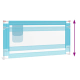 Toddler Safety Bed Rail Blue 180x25 cm Fabric 10213