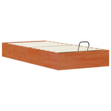 Ottoman Bed Frame with Storage Wax Brown 90 x 190 cm 3418764