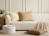 Cushion with Pillow HOUTEN 6 pcs Cream Polyester 935285
