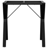 Dining Table Legs Y-Frame 70x70x73 cm Steel 357932