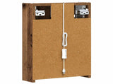 Bathroom Mirror Cabinet Old Wood 33 x 11.5 x 50 cm 889221