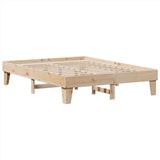 Bed Frame without Mattress 160x200 cm Solid Wood Pine 855349