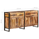 Sideboard 172x35x80 cm Solid Acacia Wood with Honey Finish 321698