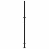 Garden Gate Black 100x200 cm Steel Flame Design 4100993