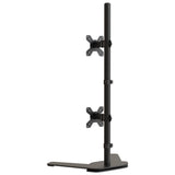 Dual Monitor Stand Black Steel VESA 75/100 mm 358007