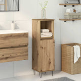Bathroom Cabinet Artisan Oak 30x30x100 cm Engineered Wood 857209