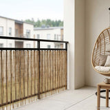 Garden Fence Carbonized 1000 x 80 cm Reed 42031272