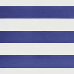 Retractable Awning Blue and White 4.5x3 m Fabric and Aluminium 3154424