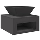 Fire Pit Black 50 x 50 x 40 cm Steel 874583